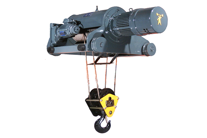 60HZ Double-rail Electric Wire Rope Hoist for Low Space application - Dual Speed 